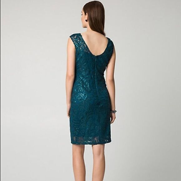LE Chateau Sequin Soutache Shift Cocktail Dress Size XXS - Picture 13 of 15